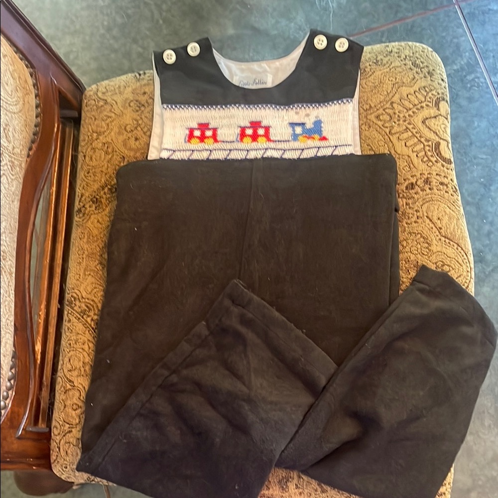 Kids Smocked Overall